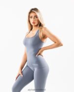 Clothing IE Alphalete Women Seamless Racerback Tank Still Water Blue 2L4400160 - Image 3