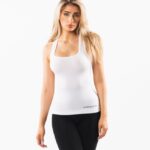 Clothing IE Alphalete Women Seamless Racerback Tank White 2L4400159