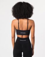 Clothing IE Alphalete Women Seamless Ribbed Bra Black 2L440070 - Image 4