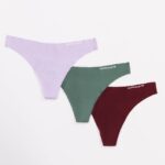Clothing IE Alphalete Women Seamless Thong 3pk Lilac/Sangria/Jade Green 2L4400466