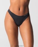 Clothing IE Alphalete Women Seamless Thong 3pk Med Grey/Navy/Black 2L4400467 - Image 4