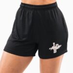 Clothing IE Alphalete Women Signature Mesh Short 4" Black 2L4400306