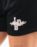 Clothing IE Alphalete Women Signature Mesh Short 4" Black 2L4400306 - Image 5