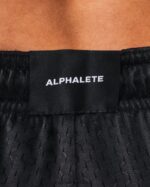 Clothing IE Alphalete Women Signature Mesh Short 4" Black/Sage 2L4400329 - Image 5