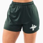Clothing IE Alphalete Women Signature Mesh Short 4" Evergreen 2L4400327