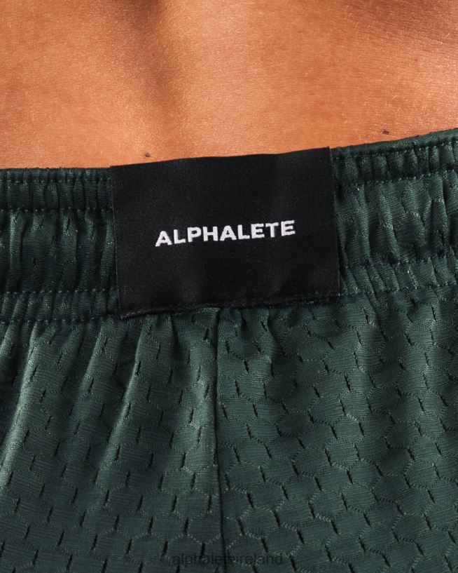 Clothing IE Alphalete Women Signature Mesh Short 4" Evergreen 2L4400327 - Image 5