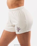 Clothing IE Alphalete Women Signature Mesh Short 4" Sea Shell Brown 2L4400325 - Image 3