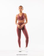 Clothing IE Alphalete Women Stratus Bra Autumn Red 2L440098 - Image 5
