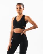 Clothing IE Alphalete Women Stratus Bra Black 2L440081 - Image 3