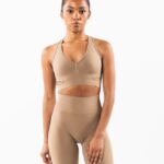 Clothing IE Alphalete Women Stratus Bra Chai Brown 2L4400102