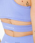 Clothing IE Alphalete Women Stratus Bra Digital Violet Purple 2L4400119 - Image 4