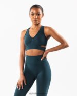 Clothing IE Alphalete Women Stratus Bra Midnight Blue 2L4400110 - Image 3