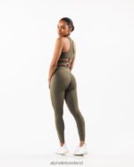 Clothing IE Alphalete Women Stratus Bra Oak Green 2L4400106 - Image 5