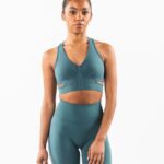 Clothing IE Alphalete Women Stratus Bra Ocean Blue 2L4400108