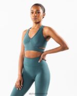 Clothing IE Alphalete Women Stratus Bra Ocean Blue 2L4400108 - Image 3