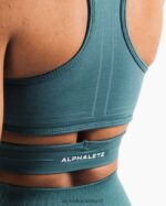 Clothing IE Alphalete Women Stratus Bra Ocean Blue 2L4400108 - Image 4
