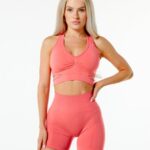Clothing IE Alphalete Women Stratus Bra Pixel Pink 2L4400117