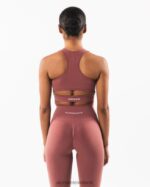 Clothing IE Alphalete Women Stratus Bra Rose Red 2L440096 - Image 2