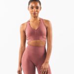 Clothing IE Alphalete Women Stratus Bra Rose Red 2L440096