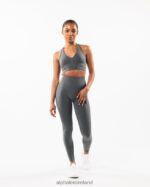 Clothing IE Alphalete Women Stratus Bra Smoke Grey 2L4400112 - Image 5