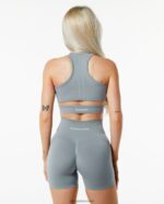 Clothing IE Alphalete Women Stratus Bra Utility Grey 2L4400121 - Image 2