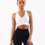 Clothing IE Alphalete Women Stratus Bra White 2L440076