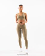Clothing IE Alphalete Women Stratus Bra Willow Green 2L4400104 - Image 5