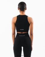 Clothing IE Alphalete Women Stratus Crop Tank Black 2L4400176 - Image 4