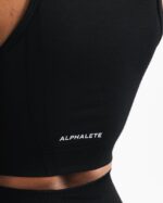 Clothing IE Alphalete Women Stratus Crop Tank Black 2L4400176 - Image 5