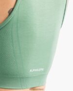 Clothing IE Alphalete Women Stratus Crop Tank Jade Green 2L4400165 - Image 5