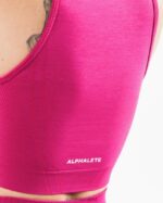 Clothing IE Alphalete Women Stratus Crop Tank Magenta Pink 2L4400166 - Image 5