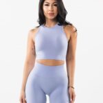Clothing IE Alphalete Women Stratus Crop Tank Mystic Blue 2L4400167