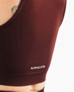Clothing IE Alphalete Women Stratus Crop Tank Sangria Red 2L4400169 - Image 5