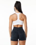 Clothing IE Alphalete Women Surface Wrap Bra White 2L4400153 - Image 2