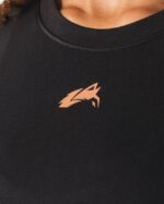 Clothing IE Alphalete Women Wolf Head Airtech SS Crop Pebble Brown 2L4400209 - Image 5